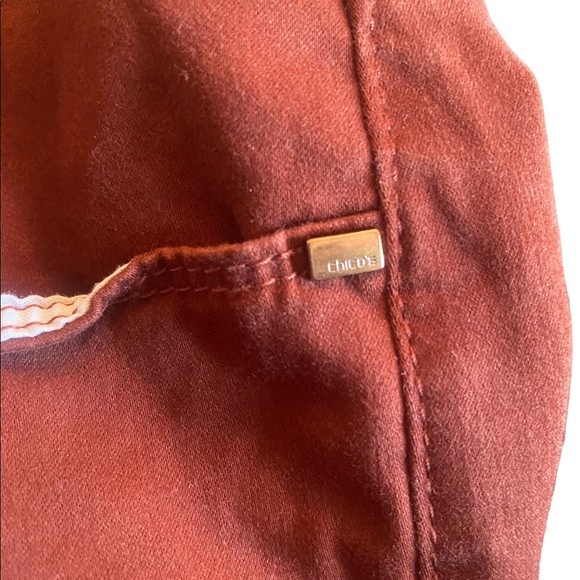 Chico’s Platinum Rust Colored Jeggings - Picture 13 of 15